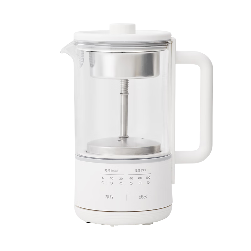 olayks立时 养生壶迷你 煮茶器喷淋式 蒸茶壶 多功能办公室恒温烧水壶 0.6L适用1-2人