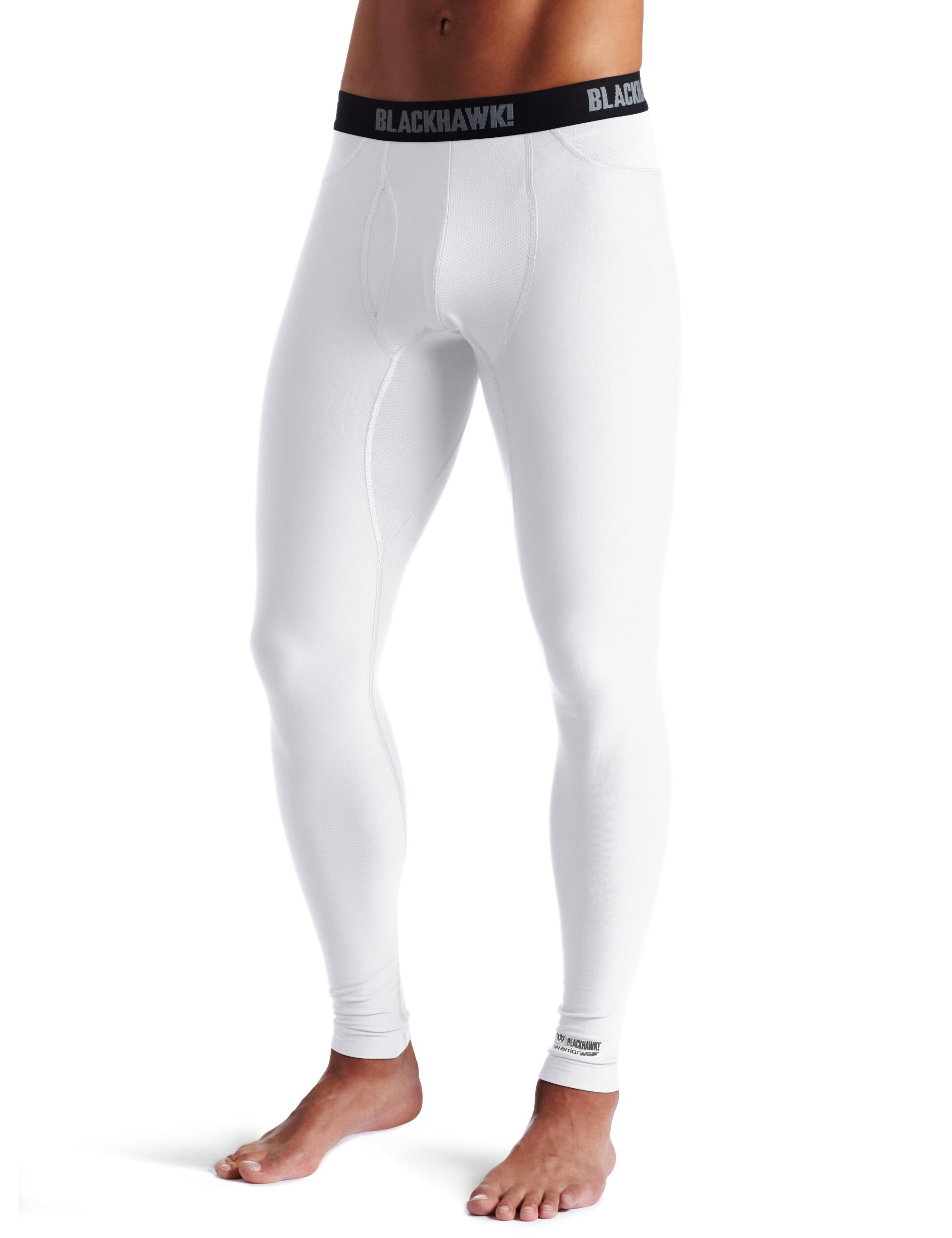 BLACKHAWK!BLACKHAWK BLACKHAWK 男式修身长底裤 白色 Medium