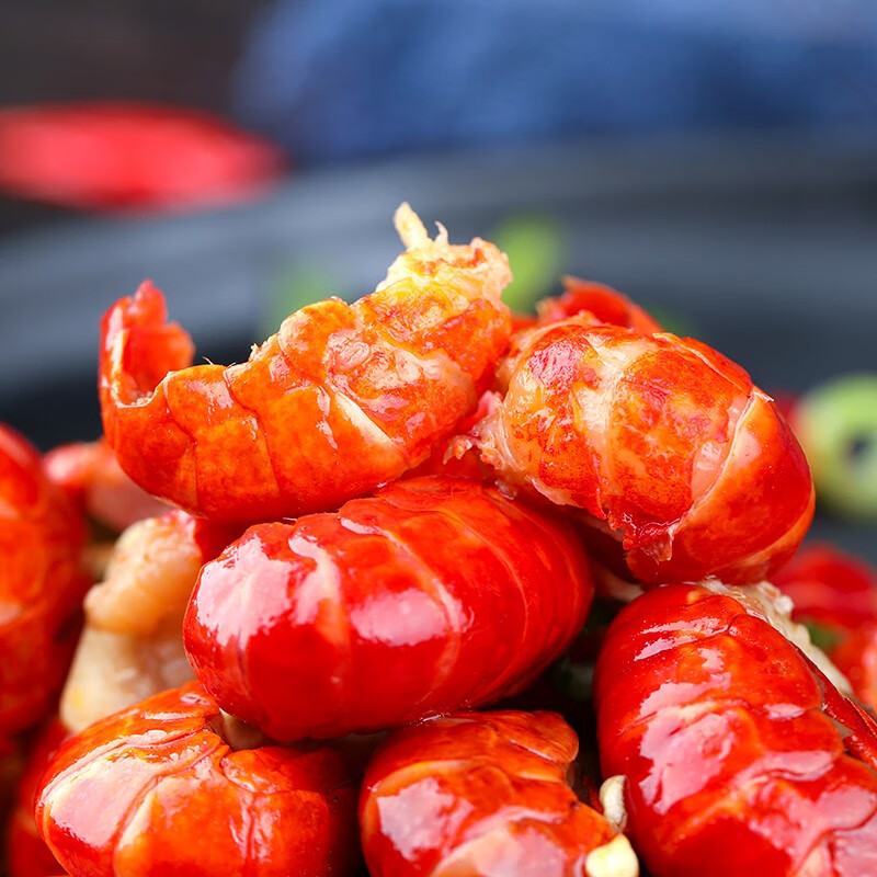 贝棋禾麻辣小龙虾尾海鲜熟食即食罐罐头龙虾球十三香蒜香小龙虾尾速食
