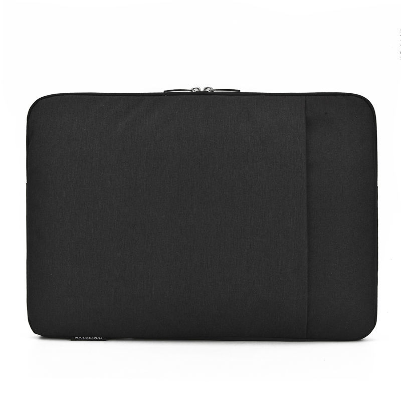 手提电脑包适用联想苹果14华为笔记本内胆包15.6寸女13.3 C款简约内胆包黑色（无肩带加绒） 14寸-15寸