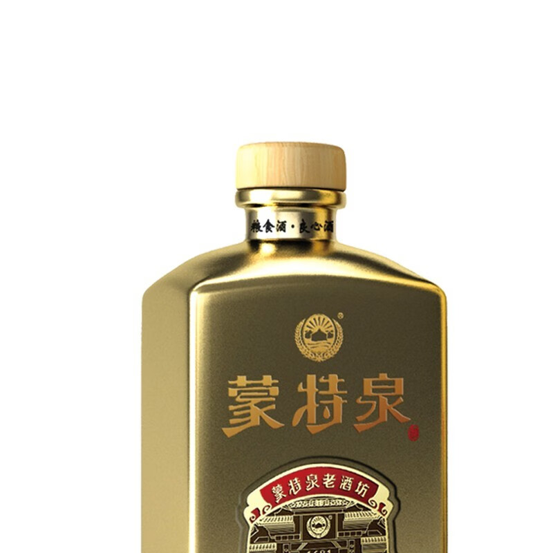 白酒纯粮 蒙特泉老酒坊浓香型白酒50度 内蒙古白酒 整箱6瓶 单瓶