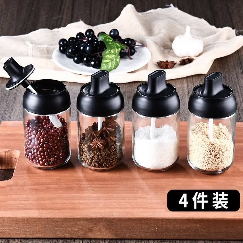 调料调味厨房佐料1个三格圆形味精调料器皿