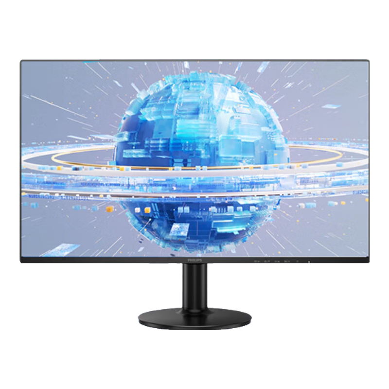 飞利浦23.8英寸 LGD-IPS纤薄屏 四窄边 全高清 120Hz 低蓝光 HDMI+VGA 节能办公显示器 显示屏24E2N1110S