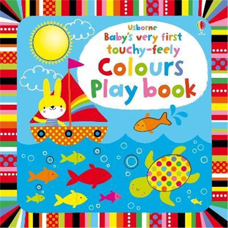 预订babys very first touchy-feely colours play book