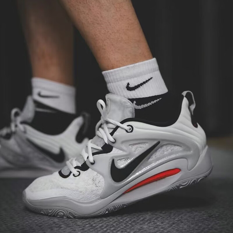 耐克 nike kd 15 杜兰特15 灰色低帮 男子实战篮球鞋dm1054-100-101