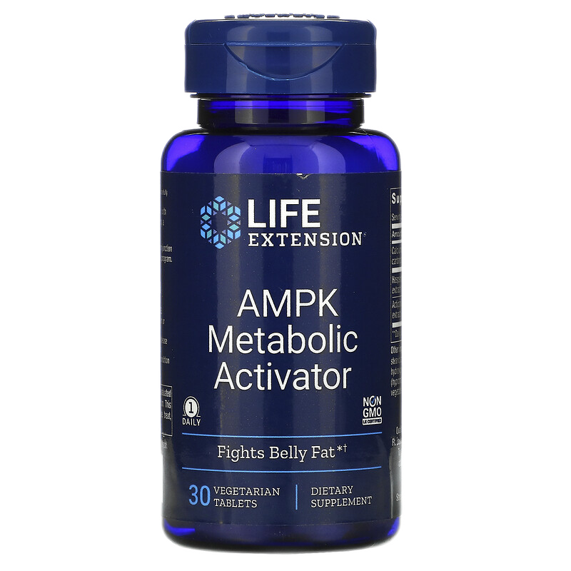 LifeExtension AMPK腹部脂肪代谢激活剂 30片 X减脂X塑形