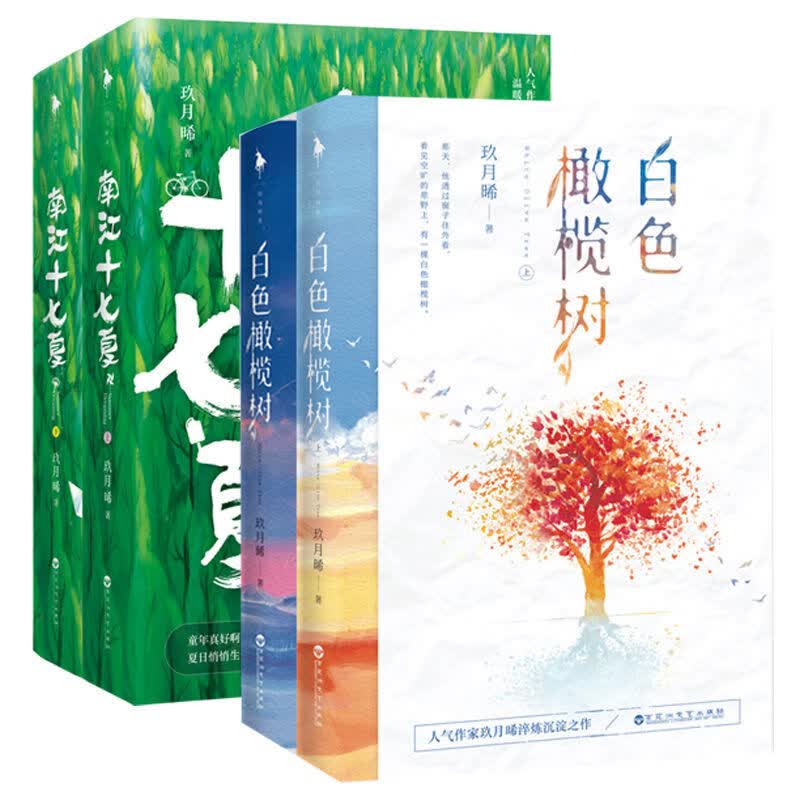 白色橄榄树/南江十七夏 玖月晞温暖初夏之作青春文学成长 小说 套装