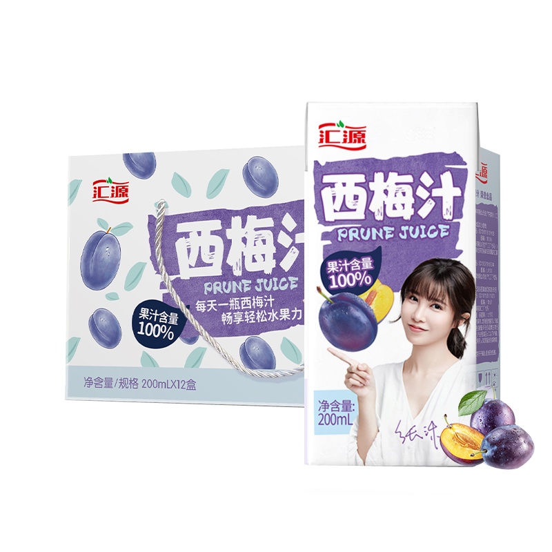 汇源100%浓缩西梅汁果汁饮料价格历史和口感评测