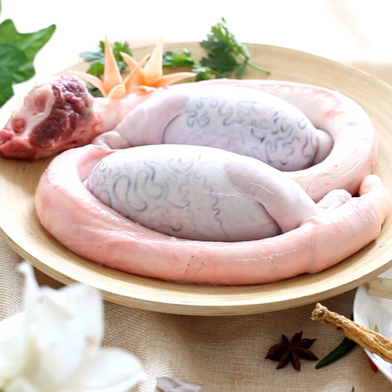 新鲜牛鞭现杀鲜黄牛宝整套牛鞭牛宝男用冷冻鲜牛蛋 两斤精修霸王鞭
