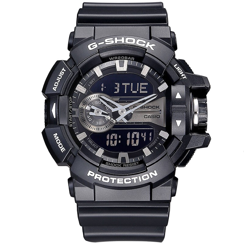 卡西欧(casio)手表 g-shock星球大战白武士世纪战士白色男表 ga-400gb