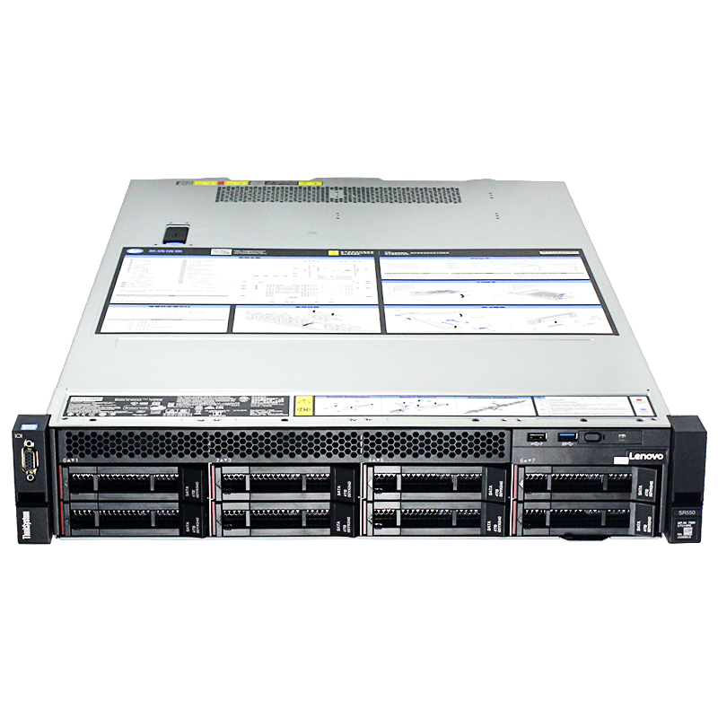 Lenovo 联想 SR588 2U机架服务器 数据库虚拟化服务器主机 至强4210R(10核 2.4主频)32G/2*2T SATA