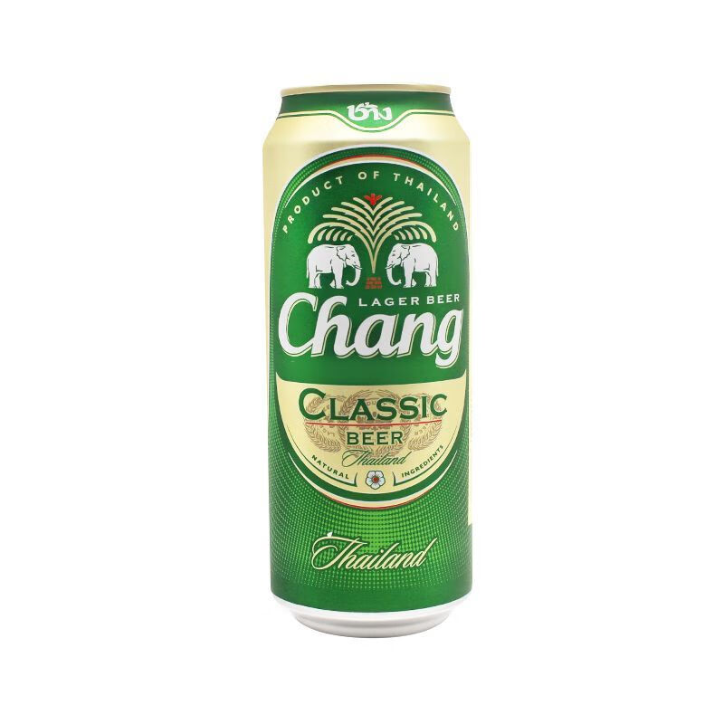 泰象(chang beer)泰国进口chang泰象啤酒500mi罐装精酿双象啤清爽型