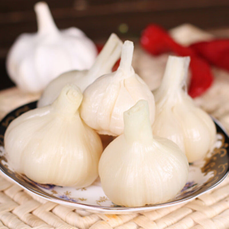 宜享健康山东糖醋蒜腌泡大蒜头农家新鲜自制金乡甜蒜火锅食材下饭 1斤