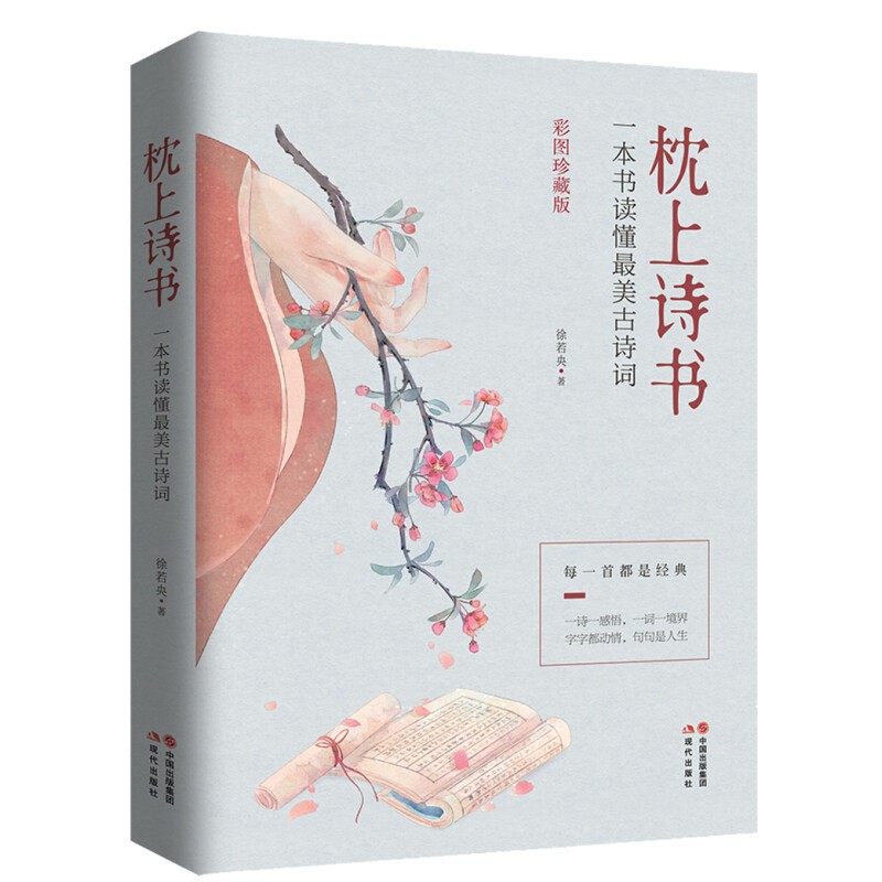 【正版包邮】枕上诗书：一本书读懂最美古诗词 彩图珍藏版 重温经典古诗词青春文学小说诗词经典文学名著古诗词HD 一本书读懂最美古诗词