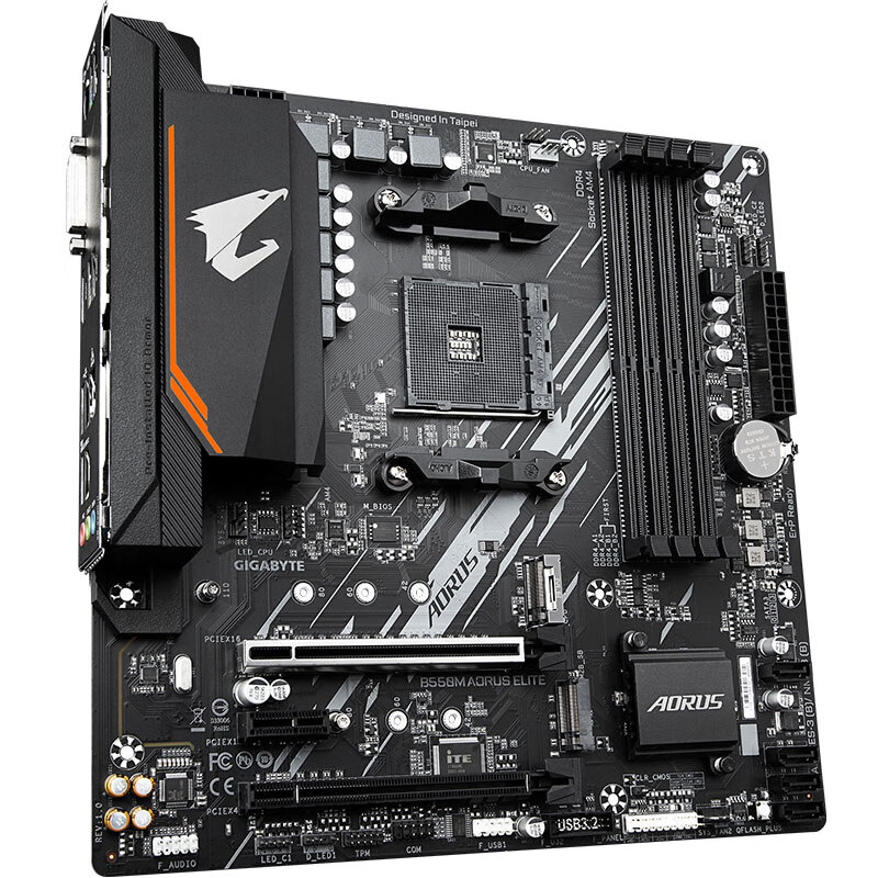 技嘉(GIGABYTE)小雕 B550M AORUS ELITE DDR4主板支持处理器45005600X5700G5800X AMD B550 Socket AM4