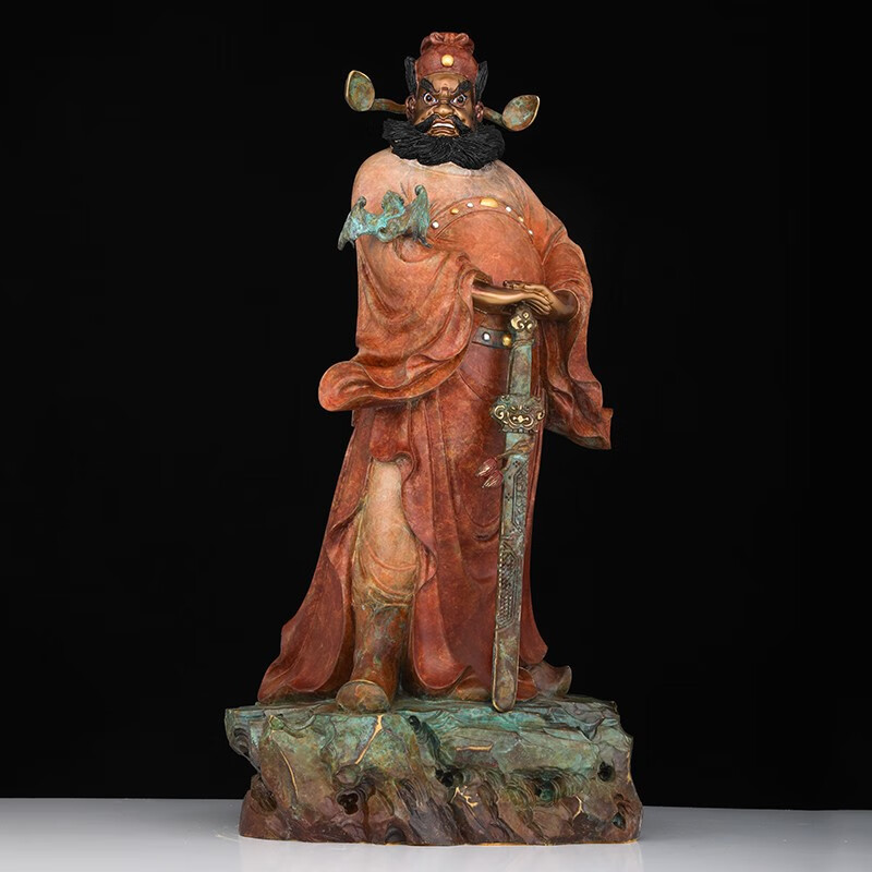 梵泽福 天师钟馗摆件 铜像 高48厘米
