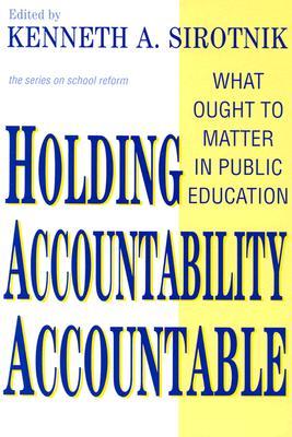 预订 holding accountability accountable: what ought to matter in