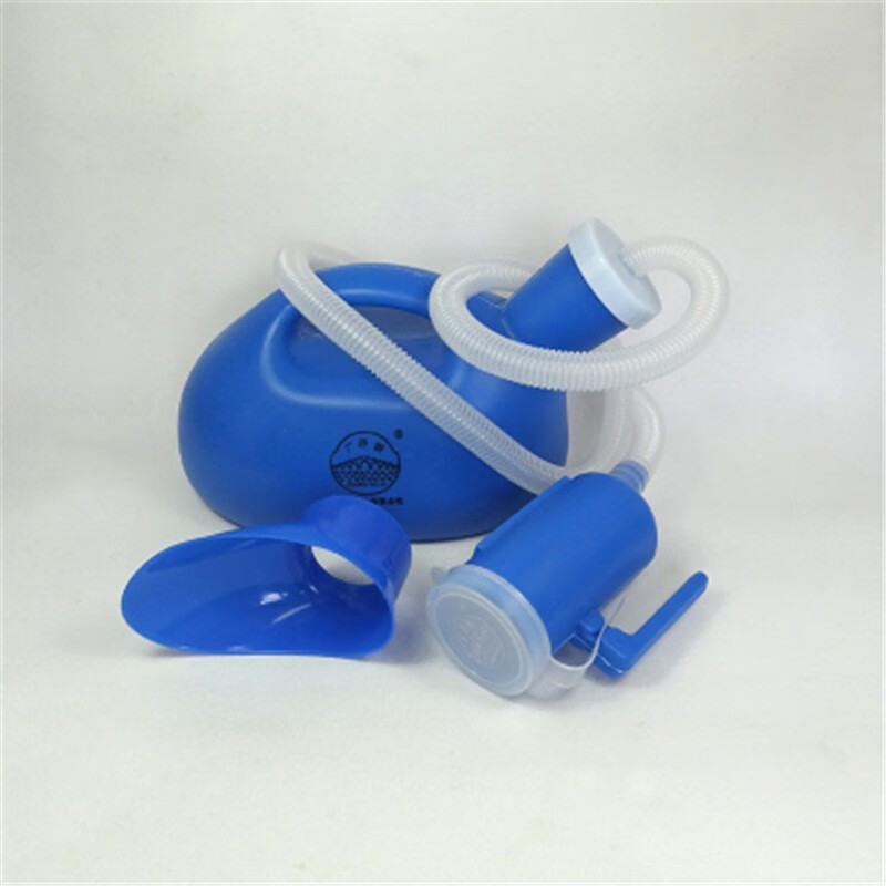 纤雅洁(QianYaJie) 加厚老人大容量尿壶家用带盖夜壶成人小便壶男士卧床接尿器 2000ML白色