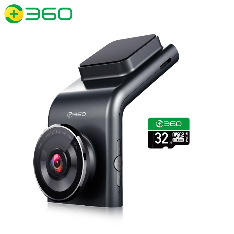 360行车记录仪 G300 迷你隐藏 高清夜视 无线测速电子狗一体 +32g卡组套产品