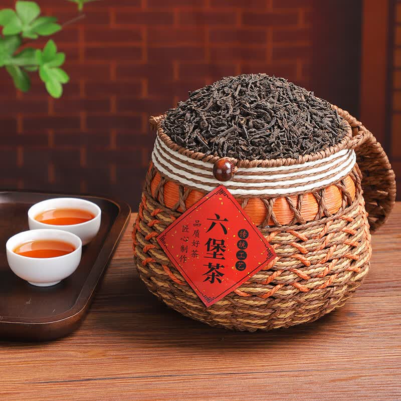 岩亥黑茶8年陈六堡茶梧州广西散装茶特级500克陈香茶叶 默认商品