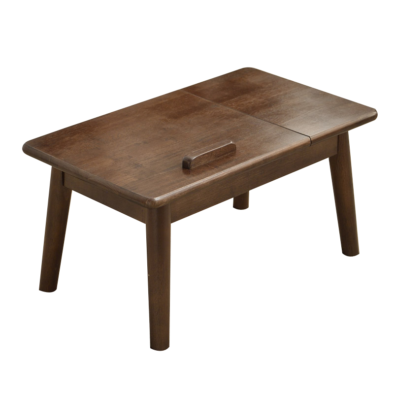 家逸飘窗桌茶几日式小茶几榻榻米茶桌迷你炕几边桌阳台小书桌矮桌 胡桃色