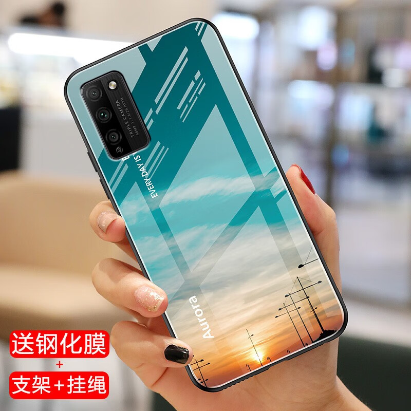 壳5g保护套玻璃男女honor防摔新款全包边荣耀30lite潮流创意个性简约