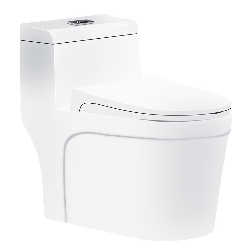 卓浴 卫浴马桶超漩虹吸大冲力坐便器节水普通家用抽水马桶连体座便器 【经典白色】超漩大冲力智洁釉面