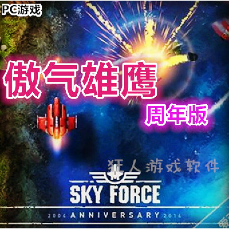 傲气雄鹰周年版 中文版 街机飞行射击pc电脑单机游戏碟