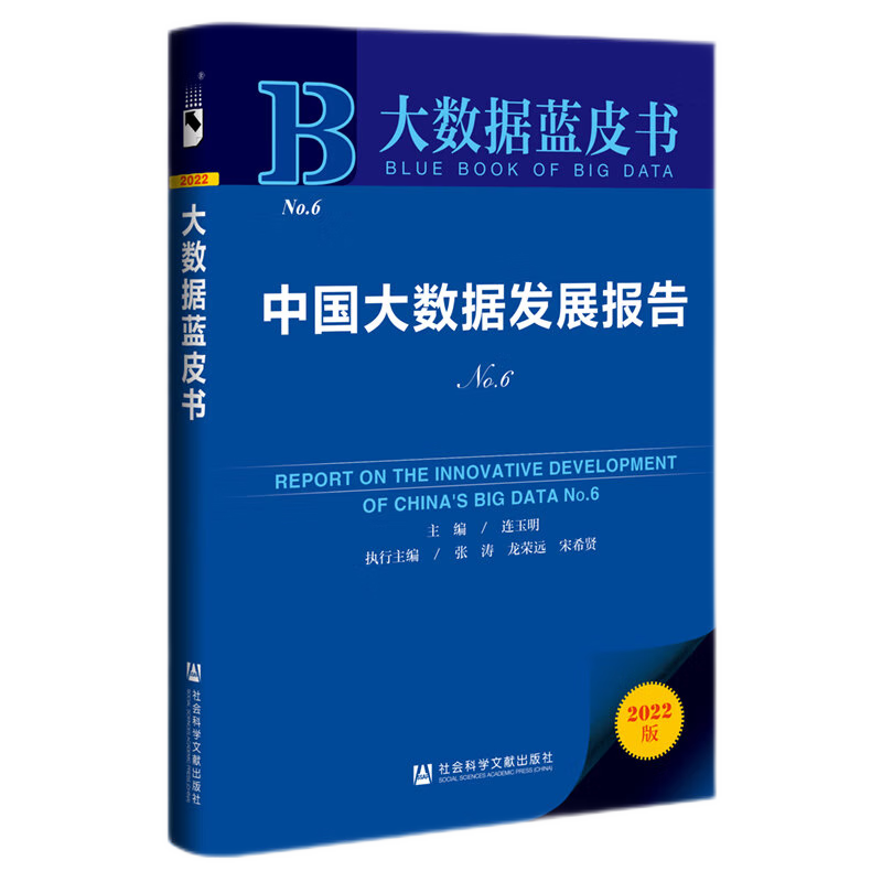 2022年大数据蓝皮书：中国大数据发展报告No.6 连玉明 主编 社科文献 9787522800172