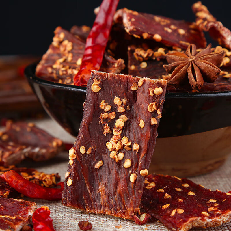 风干牦牛肉干四川特产内蒙古手撕麻辣牛肉干正宗西藏香辣零食 香辣