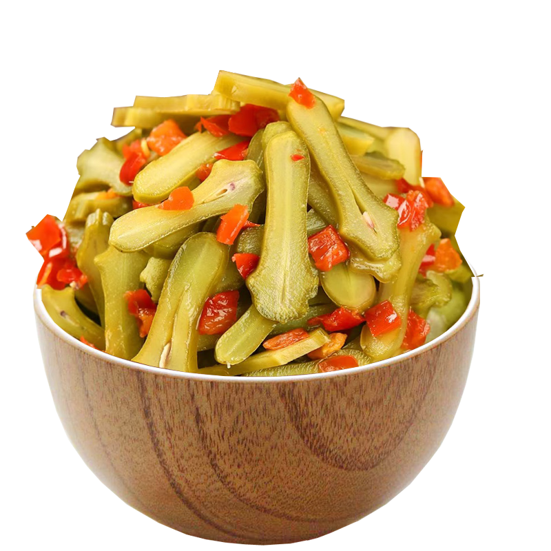 辣小董剁椒刀豆248g*2佐餐小菜香辣爽脆榨菜下飯菜辣椒醬腌菜咸菜拌飯面