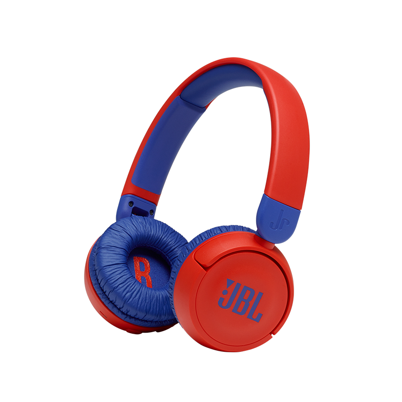 JBL JR310BT 【双11】头戴式无线蓝牙耳机 益智玩具沉浸式学习听音乐英语网课学生儿童耳机 星耀红