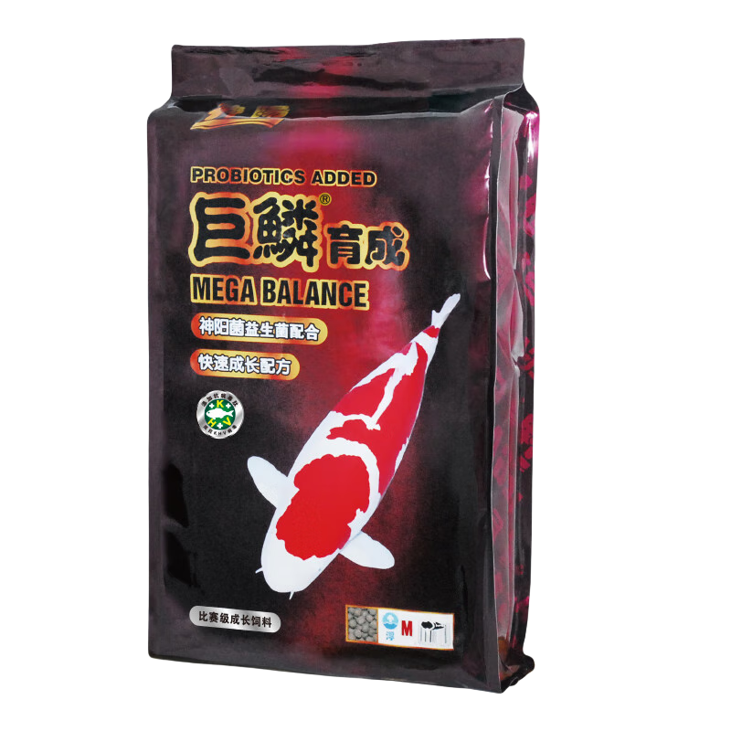 神陽神陽錦鯉飼料巨鱗增色增體育成錦鯉魚食觀賞魚顆粒魚糧賽級專業(yè) 巨鱗增體 10kg L粒