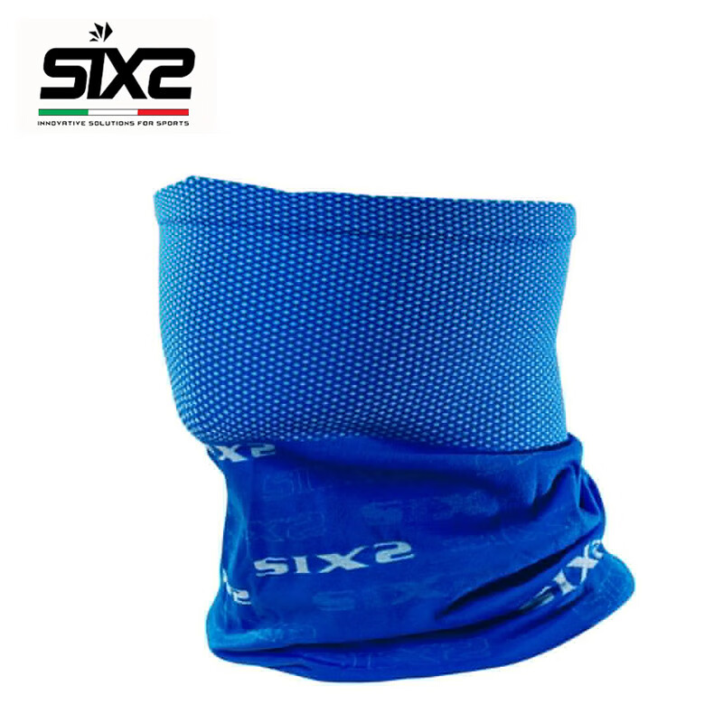 SIXS TBX 人体仿生运动围脖 头套 意大利原装 滑雪 登山 摩托拉力骑行 防尘透气防晒 蓝色 均码