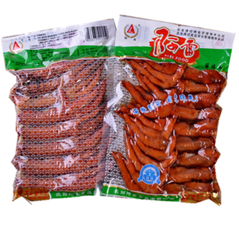 食怀阿雷酱鸡爪东北沈阳特产卤味凤爪真空装300g/袋休闲零食旅游常备