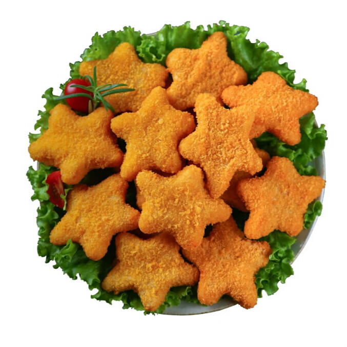 苏墨星星鸡块油炸小吃夜市半成品冷冻商用炸串鸡排块鸡柳家庭装1kg星