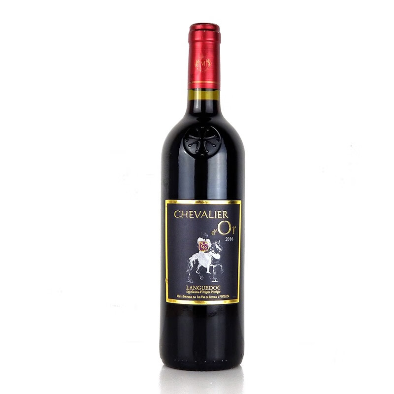 法国原瓶进口红酒 圣骑士朗格多克AOC干红葡萄酒 750ML单支装
