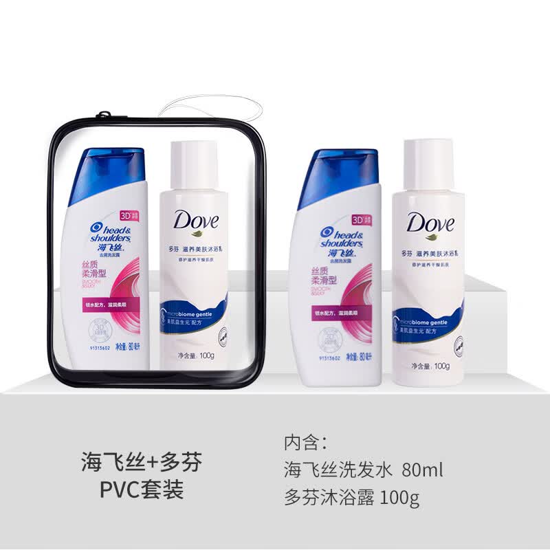 JOYTOUR 旅行洗漱套装出差洗漱用品洗漱包男女洗发沐浴露收纳包旅行必备 【洗漱两件套】怎么看?