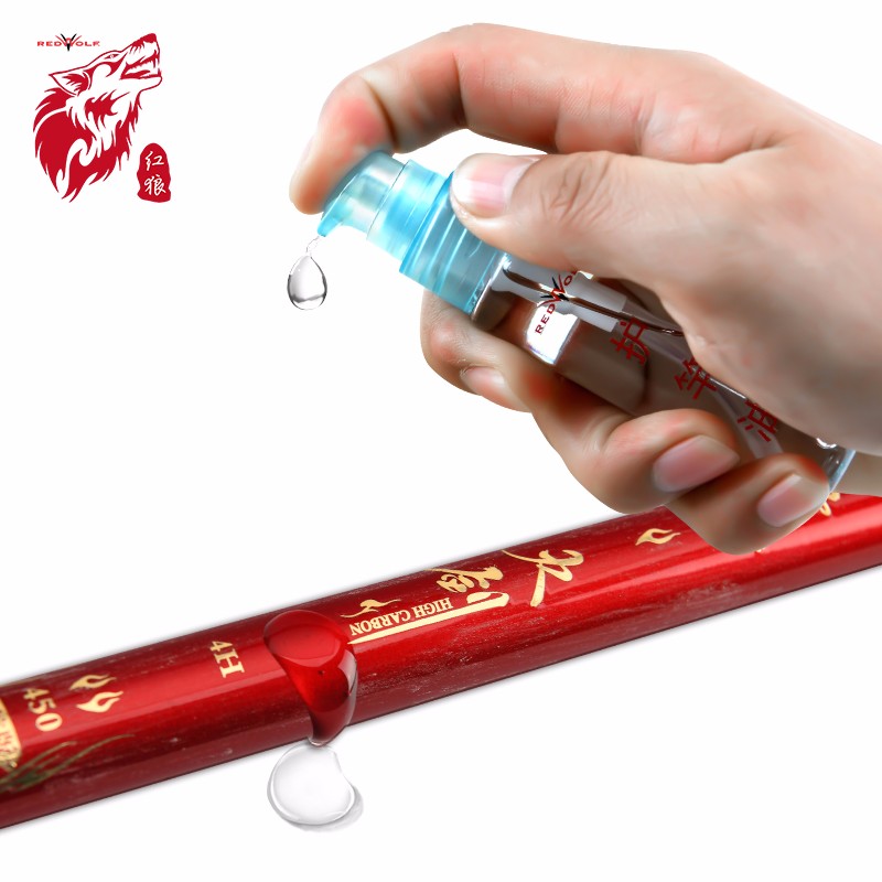 紅狼紅狼 魚竿油護竿油 護桿油擦桿油 魚竿保養(yǎng)蠟 釣魚桿保護油套裝 紅狼護竿油（膏狀）