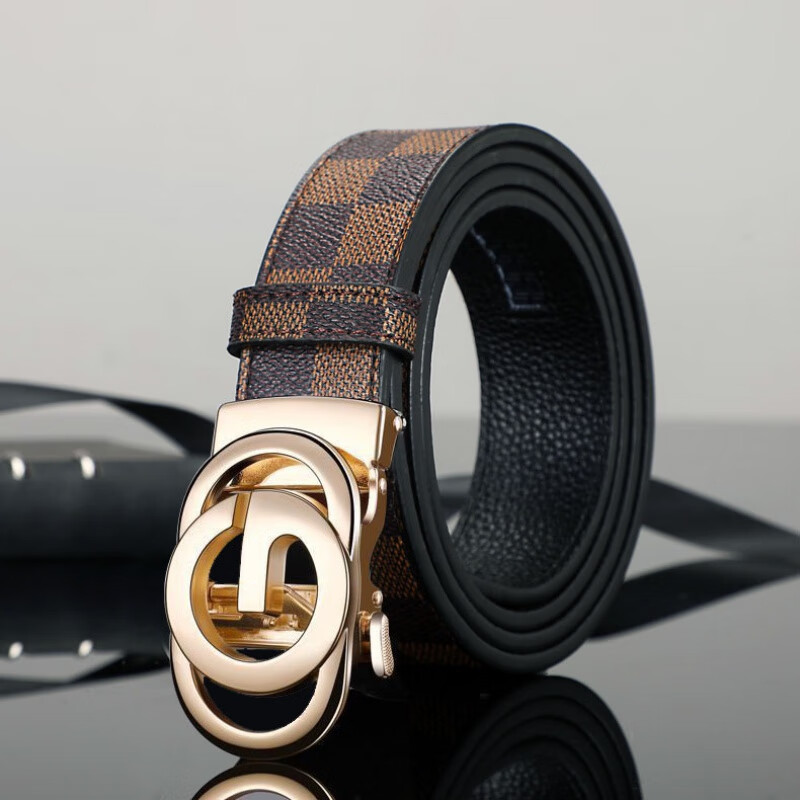 酷奇袋鼠(kuqidaishu)酷奇男士皮带g扣自动扣休闲中青年商务百搭时尚