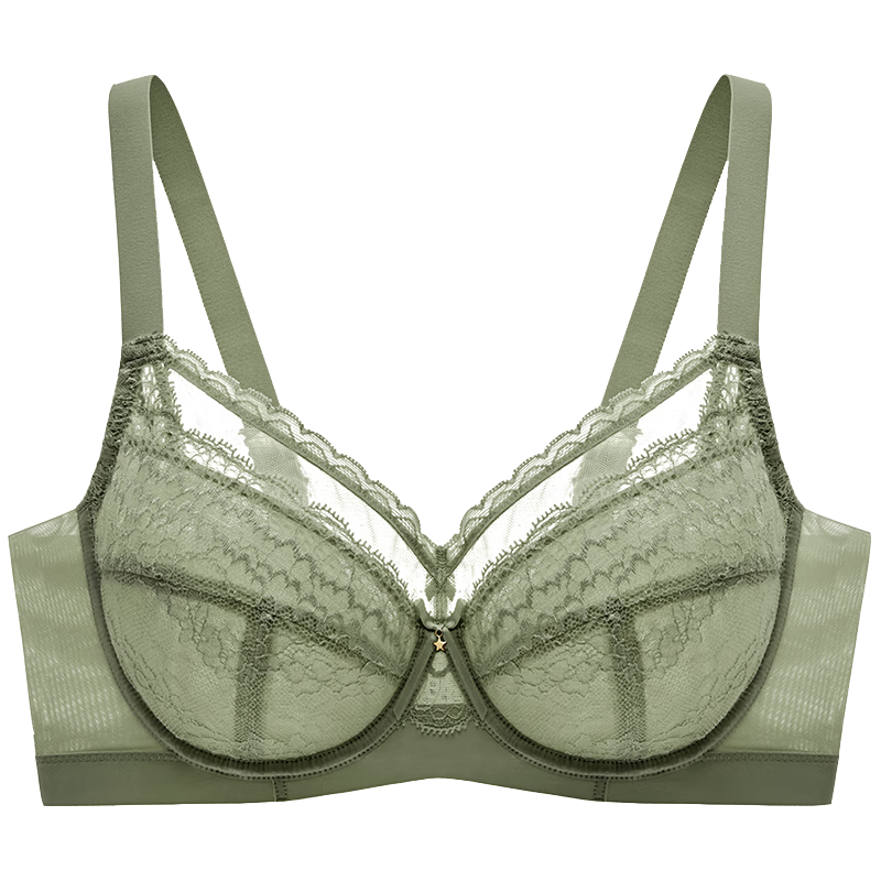 曼妮芬（Maniform）大胸顯小文胸全罩杯內(nèi)衣U比軟鋼圈大碼文胸20840532