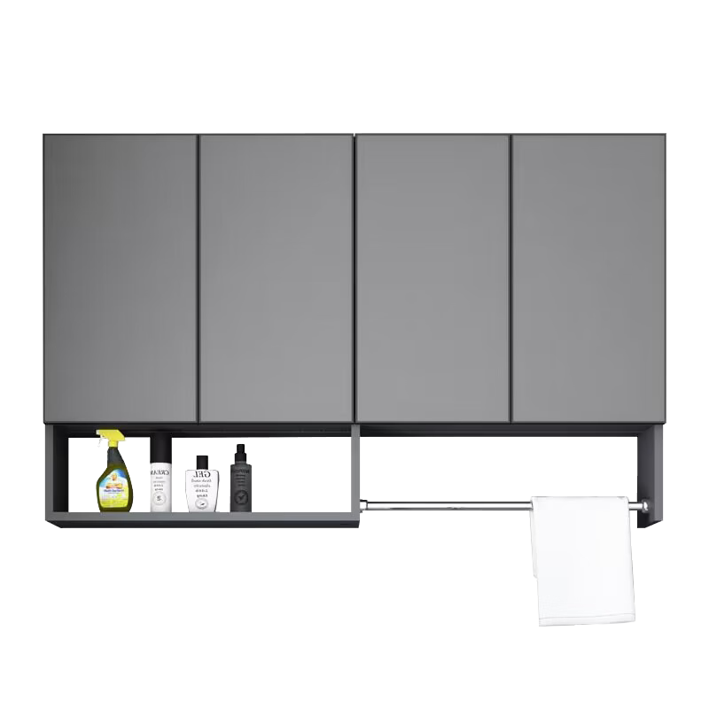 帝德利（DIDeLI） 可定制加厚巖石盆太空鋁陽(yáng)臺洗衣柜家用洗衣洗手池臺盆帶搓衣板 1.1m吊柜