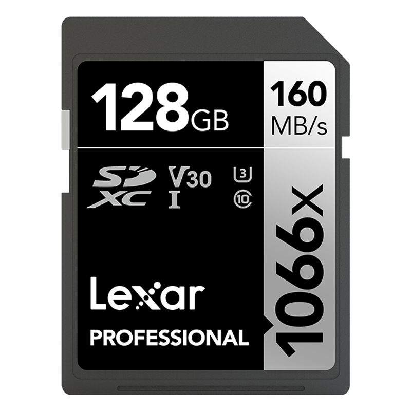 Lexar׿ɳSDڴ濨 4K΢񴢴濨 V30 UHS-Isd 128G 1066X 160MB д120MB SD