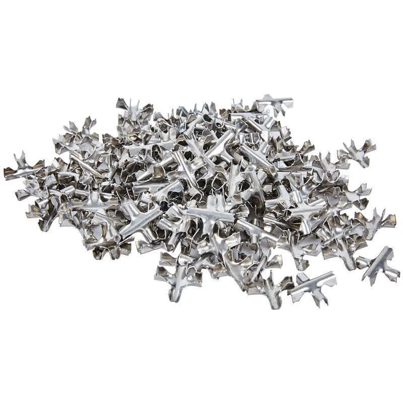 关玥304不锈钢不生锈的十字扣隐形防护防盗网配件钢丝绳卡扣紧固件