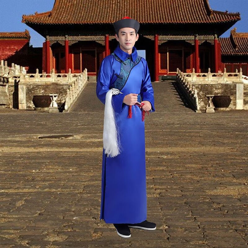 洛必达古代清朝官服宫廷古装皇后皇帝龙袍男大臣太监侍卫清代官兵