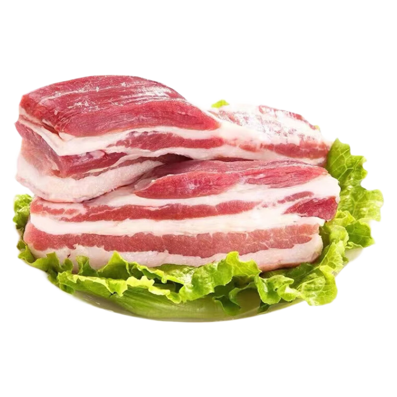 桃西村冰鲜五花肉猪肉生鲜冰鲜五花肉猪肉[多件合一发货] 新鲜五花肉5