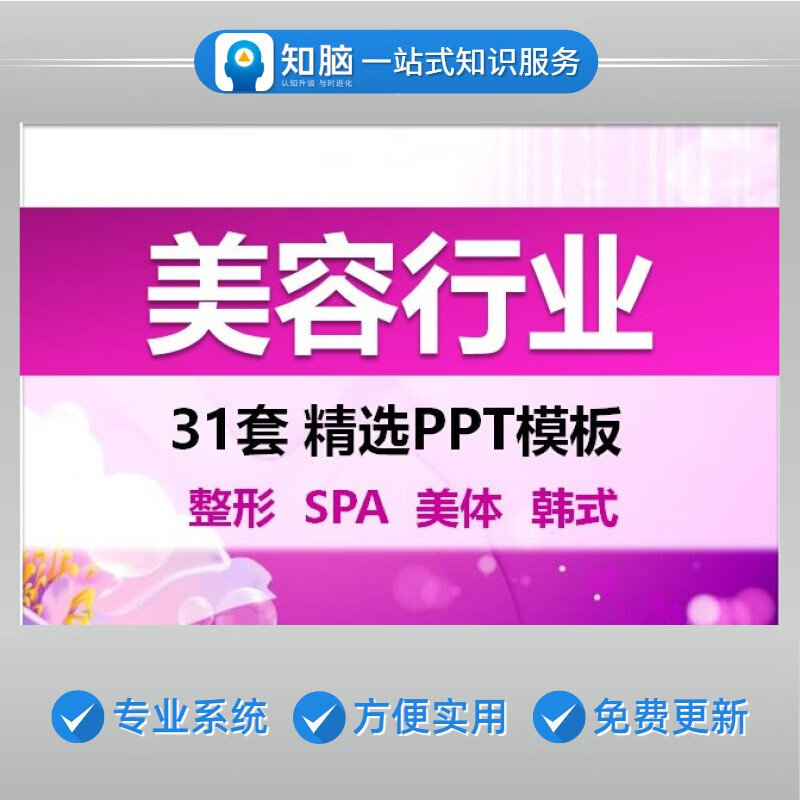 美容医院韩式微整形spa会所美容美体行业培训ppt课件