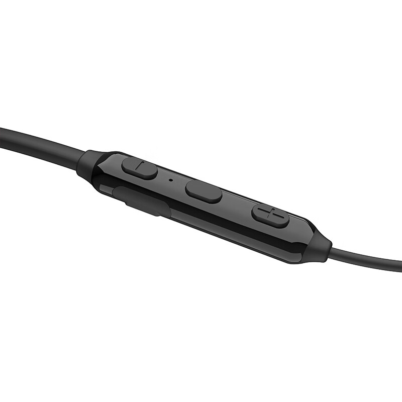 漫步者（EDIFIER） W200BT Plus无线蓝牙耳机颈挂磁吸挂脖式运动入耳式苹果华为小米手机 PLUS版 黑色