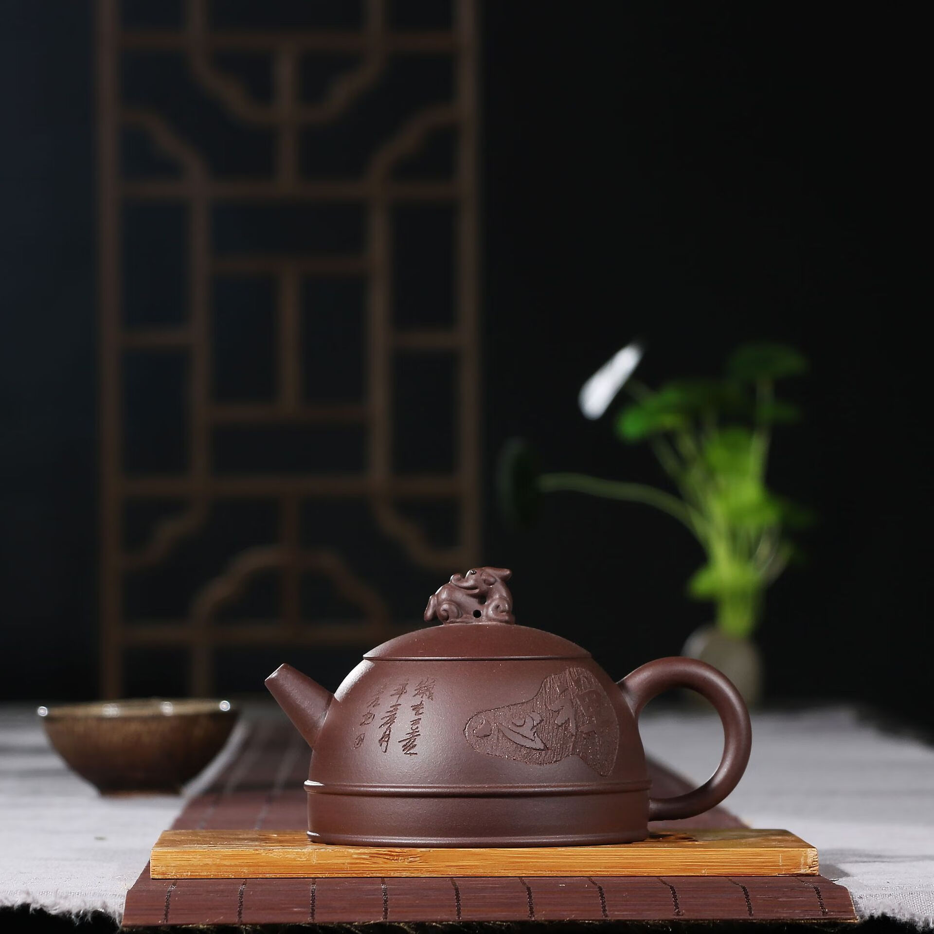 瀚曦 禅心紫砂壶原矿紫泥茶具定制紫砂壶陶瓷