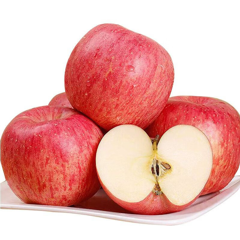 河南灵宝寺河山红富士苹果  灵宝直发 新鲜时令水果苹果 5斤 家庭装